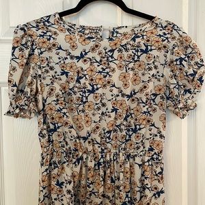 Midi floral dress (never worn)